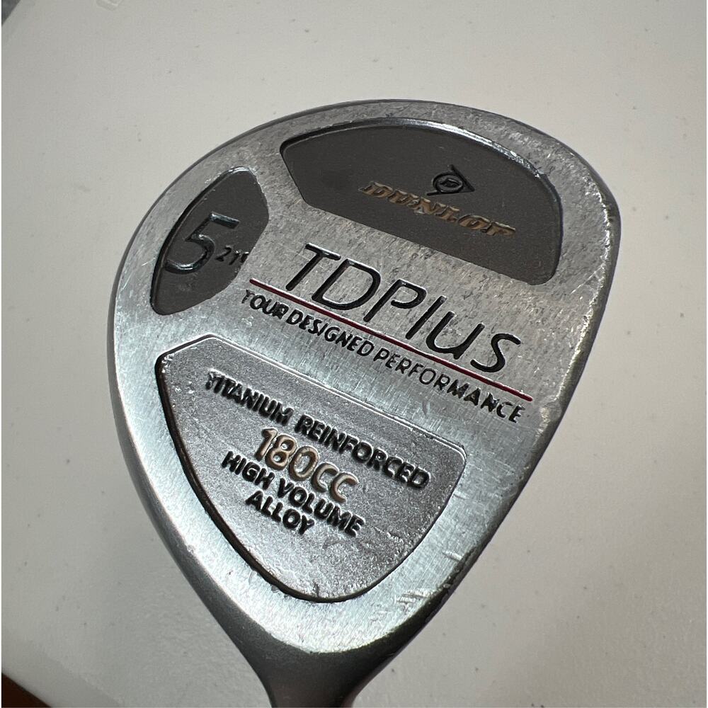 Dunlop TD Plus 180CC 21* 5 Wood Steel Shaft Right Handed good Condition